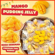 100% Authentic Mango Pudding Jelly Sedap Manis Mangga Candy Gummy Snacks Fruit Candy Mango Peel Gumm