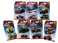 Matchbox Jurassic World 1:64 All 7 Vehicles - MBX 4x4, Cliff Hanger, Rock Shocker, Sea Spy, Maule...