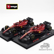 Bburago Bburago 1: 43 Alloy Car Model Genuine 2022 F1 Ferrari F1-75 New Style