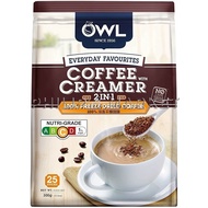 OWL Everyday Favourites Coffee With Creamer 100 Percent Freeze Dried Instant 2 In 1 Coffee (25 Stick