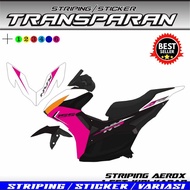 STRIPING STICKER ALL NEW AEROX CONNECTED 155 NVX TRANSPARENT UV PHILIPPINES POLET