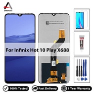 For Infinix Hot 10 Play X688 X688C X688B LCD Display Touch Screen Digitizer Assembly Repair Replacem