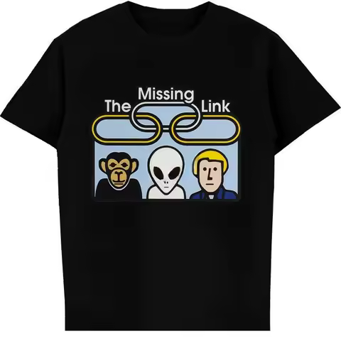 New Arrival fashion heavyweight Hot Sale Vintage Alien Workshop Skateboard The Missing Link T-shirt 