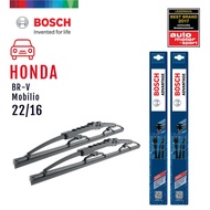 Bosch ใบปัดน้ำฝน Honda Mobilio ปี 2015 เป็นต้นไป ขนาด 22/16 นิ้ว รุ่น Advantage