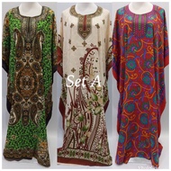 3HELAI 💥💥COMBO SPECIAL  HOT DESIGN Kaftan dubai / baju kelawar