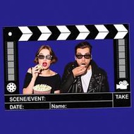 2D Movie Theme Party Banner, Movie Night Photo Backdrop, Large Movie Night Photo Prop, Movie Theme P