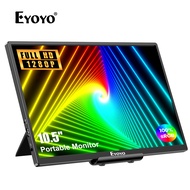 Eyoyo Portable Monitor for Laptops - Eyoyo 10.5 inch Small Monitor 1280P, USB-C Portable Laptop Moni