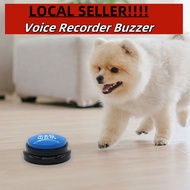 Pet Training Bell Buzzer 30seconds Voice Recording Button Training Button