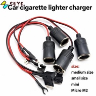 SUYO Fuse Tap Cable, Female Socket Black Lighter Socket, Adapter Cable Fuse Built-In Fuse Car Power 