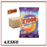 K1000 Detergent Powder 5kg x 4- Lavender Bloom (1 Carton)