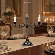 NARCISSUS13A0E Dual-use Tabletop Candlestick, 9.84x10.63in Metal Antique Metal Candle Holder, Cateri