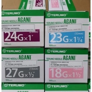 Terumo agani Needle Needles No. 18G, 23G, 25G, 26G, 27G