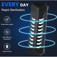 Yee 20W 24cm Double Lamp UV Ultraviolet Aquarium Aquascape Ornamental Fish Pond Water Sterilizer Lam