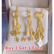 14k New Bangkok gold earrings