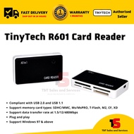 TinyTech USB 2.0 Card Reader 480Mbps SD/TF Micro SD Mini Smart Card Reader (R601)