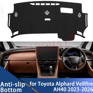 For Toyota Alphard Vellfire AH40 40 Series 2023-2026 Car Dashboard Cover Dash Board Mat Carpet Pad S