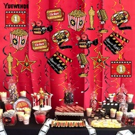 【YW】 Novel Movie Party Decorations Hanging Swirls Movie Night Movie Night Hanging Swirls Decorations