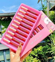 Set 10 Son Kem Lì ErShiQi Siêu Hot Siêu Rẻ Vị Hoa Quả Độ bám của son rất tốt suốt nhiều giờ đồng hồ 