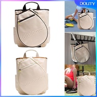 [dolity] Tennis Bag Side Pocket Backpack Back Pack Large Capacity 19L Gear Storage Bag for Women Men