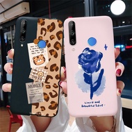 Huawei Y7P / Y6P 2020 MED-LX9 ART-L29 Flower Printed Case Soft Silicone TPU Phone Casing HuaweiY7P H