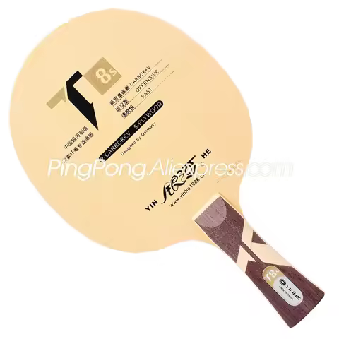Original YINHE T8S Hinoki ALC Carbon Table Tennis Blade Racket T8 S Loop Offensive Spin Speed Ping P