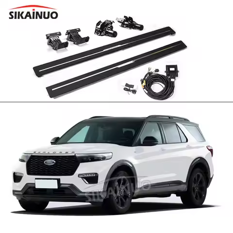 Electric Retractable Side Steps Power Automatic Running Boards Deployable Stirrups For Ford Explorer