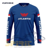 KAOS PRIA SEPEDA ATLANTIS BIKE BAJU GOWES PREMIUM COTTON COMBED LENGAN PANJANG
