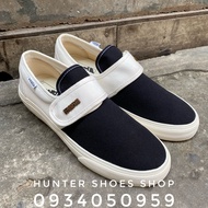 GIÀY VANS SLIPON ĐEN TRẮNG Khoá dán