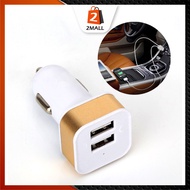 2MALL Car Phone Charger Dual USB Charger 2.1A 5V