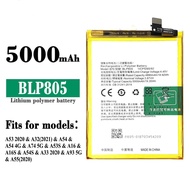 OPPO A16 A74 5G A53S A16S A54S A93 5G Battery Replacement 5000mAh BLP805