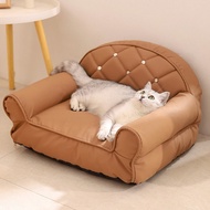 Pet Sofa Bed Cat Bed Dog Bed European Luxury Cat Sofa Waterproof Non-slip Dog Sofa Comfortable Faux 