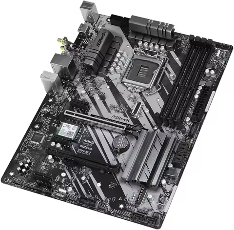 Used ASRock Z490 Phantom Gaming 4/ac Motherboard LGA 1200 DDR4 128GB PCI-E 3.0 M.2 USB3.2 ATX suppor