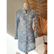 Irish kebaya, crinkle material, borneo/ ethnic motif tunic kebaya long Balinese kebaya kebaya indone