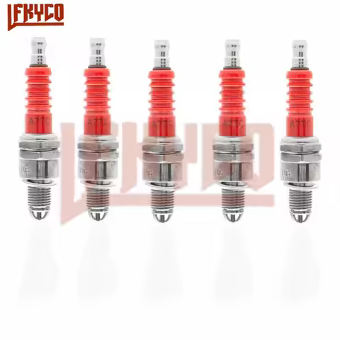 1/2/3/4/5PCS 3 Electrode A7TC/C7HSA Iridium Spark Plug Ignition Candle for GY6 50CC 70CC 90CC 125CC 