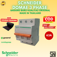 MCB Schneider 3P 3 Phase Original SNI Pin Oren amper 10A 16A 20A 25A 32A 40A 50A 63A | Cicuit Breake