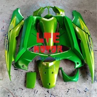 ชุดสีเทา/สีฟ้า/สีเขียว/สีแดง Honda Wave 125i W125i ไฟเลี้ยวบังลม สปีชี่ 2005-2007 ครบชุด 13 ชิ้น ติด