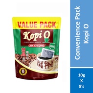 Aik Cheong Convenience Pack Kopi O 80g (10g x 8 sachets) - Original