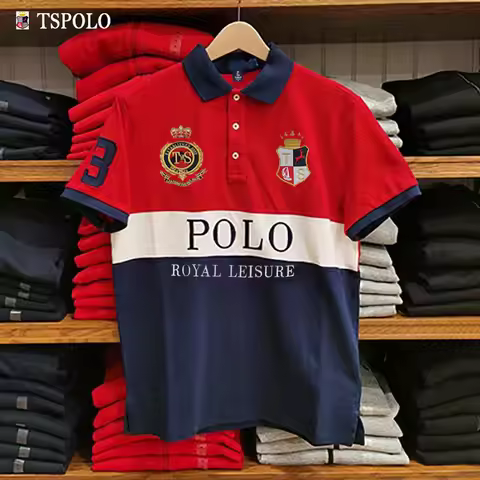 Classic Men Short Sleeve Polo Shirt 2025 New Golf Great Quality Oversize Men button Collar T-shirt U