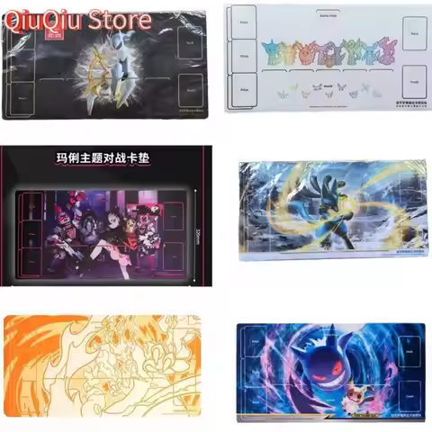 PTCG Pokémon Commutative Card Game Fire-breathing Dragon Eevee Battle Card Pad