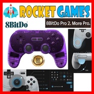 8BITDO PRO 2 BLUETOOTH GAMEPAD WIRELES SWITCH PC ANDROID MACOS JOYSTIK - FLYHIGH