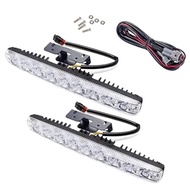 2pcs Car 9 Led DRL Daytime Light W/OUT RUNNING DRL-9 WHITE / Univesal Car Lights DRL-9 WHITE