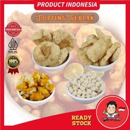 Topping Seblak 250g / 25pcs Product Indonesia Lidah / Siomay / Pilus Kencur / Tahu Geprek Boci Cuank