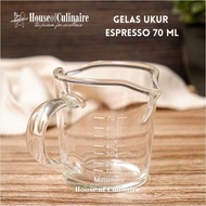 Espresso Coffee Measuring Cup 70ml Espressoo Shot Glass