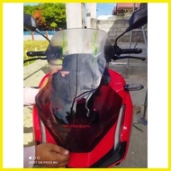 ◧ ♣ ✙ HONDA ADV 150 & 160 WINDSHIELD SMOKE BLACK RED COMBINATION