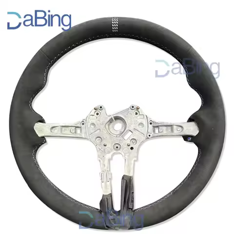 With White Top Mark CS Style Steering Wheel Core for BMW F01 F07 F10 F20 F21 F22 F25 F26 F30 F31 F32