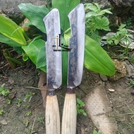 Pisau Dapur Depan Bulat Ukuran 29 Cm/Pisau Tajam Super Baja/Pisau Dapur Madura Baja Asli/Pisau Tajam