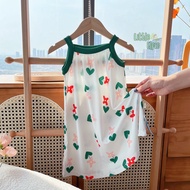 [SG LOCAL STOCK] Home Wear Toddler Girl Sleeveless Dress