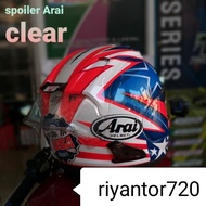 Spoiler HELMET ARAI RACING GP PAD RX7X RAM 4 SCOTT RR5 EXTENDED DIFFUSER HELMET TSR ARC/SCOOT R5/VZ 