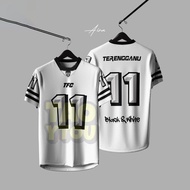 Jersey TFC White Edition Terengganu Unisex Shirt 2024 Jersey Microfiber Customize Your Jersey Thailand Unisex Retro Collar Viral Bu Jersey Viral Tiktok