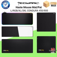 Tecware Haste Mousepad Mousemat Deskmat Deskpad Desk Mouse Pad Mat L/XXL/3XL/RGB/Codura